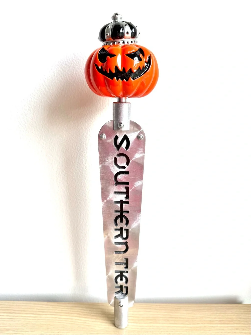 Southern Tier Pumking Metal Two Piece Craft Beer Bar Tap Handle Set Breweriana